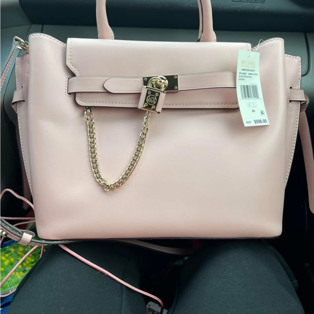 Michael Kors Pink Leather Handbag